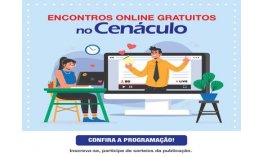 Encontros Online Gratuitos no Cenáculo